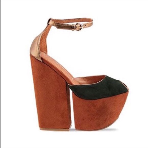 Jeffery Campbell 4 EVZ in Two Toned (Runs Small) - Picture 3 of 5